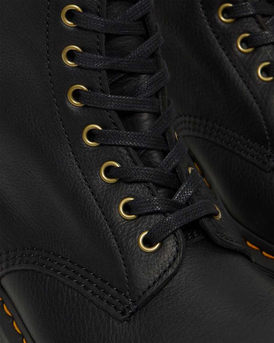 sorte dr martens 1460 pascal ambassador damestøvler med snørebånd