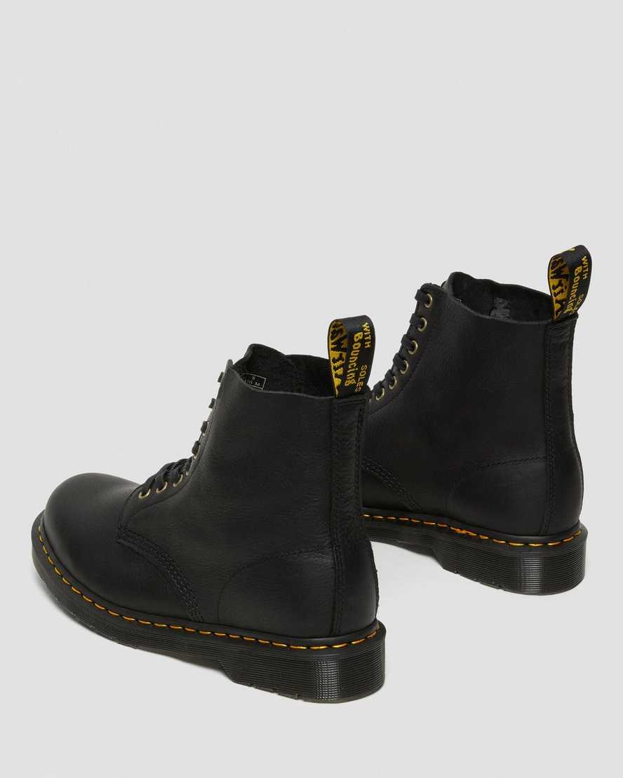 sorte dr martens 1460 pascal ambassador damestøvler med snørebånd