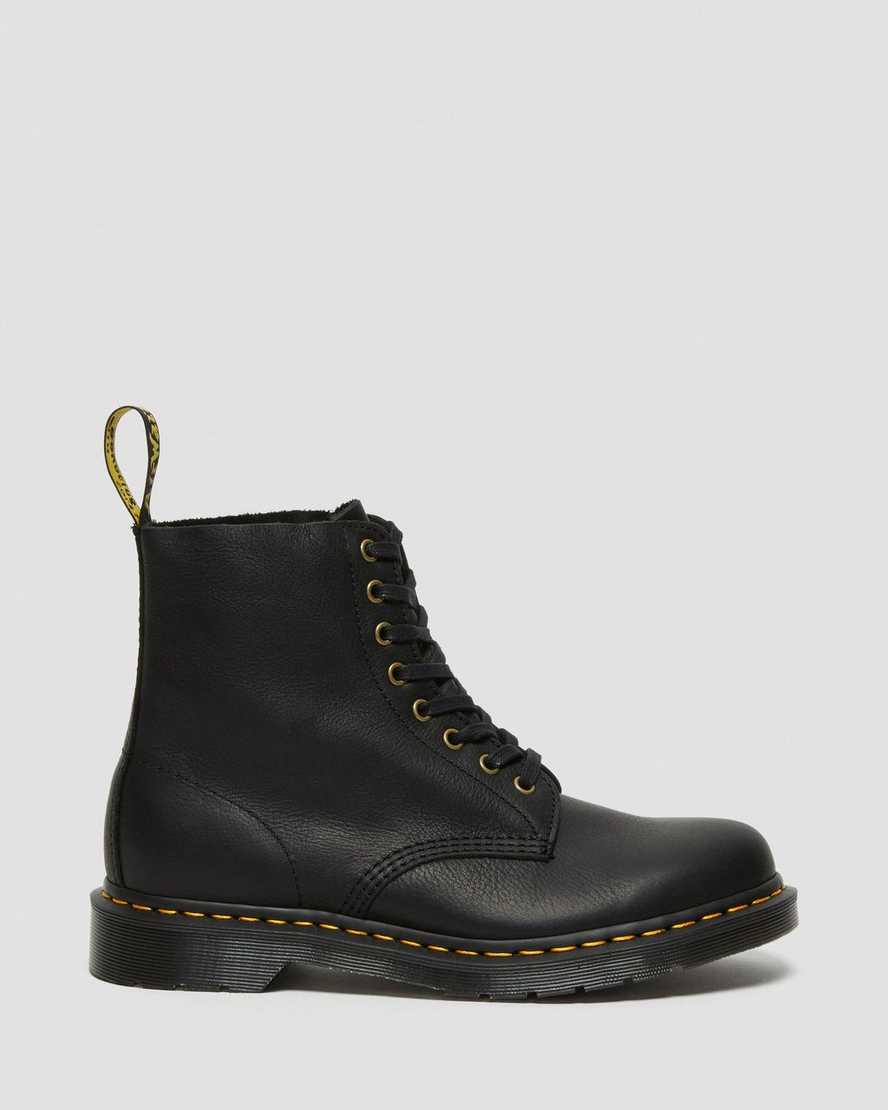 sorte dr martens 1460 pascal ambassador damestøvler med snørebånd