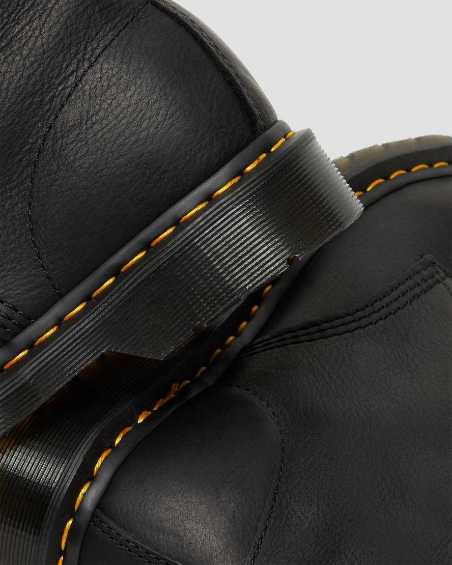 sorte dr martens 1460 pascal ambassador damestøvler med snørebånd