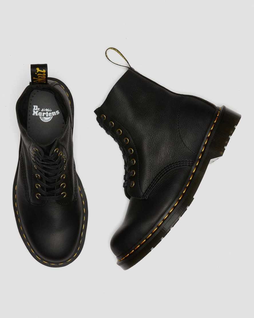 sorte dr martens 1460 pascal ambassador damestøvler med snørebånd