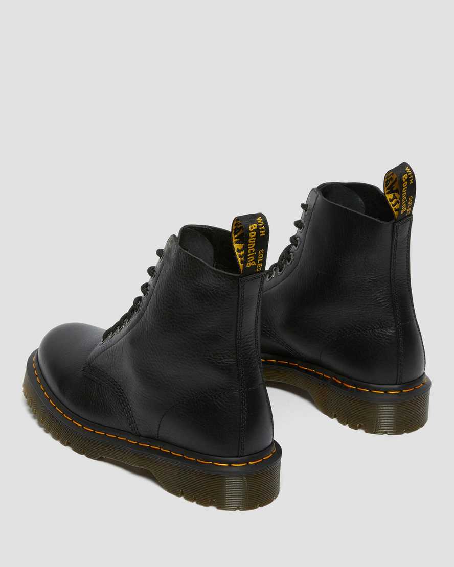 sorte dr martens 1460 pascal bex damestøvler med snørebånd