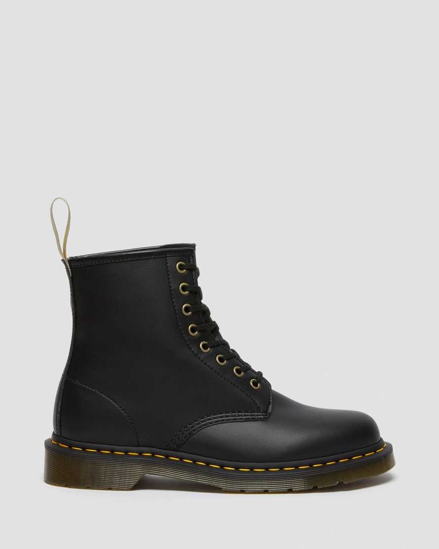 sorte dr martens 1460 felix damestøvler med snørebånd