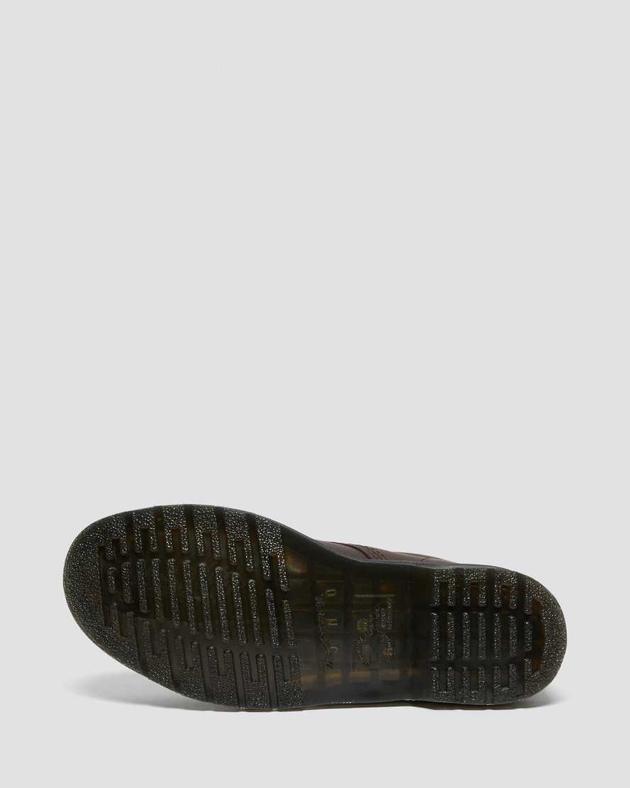 brune dr martens 1460 pascal faux fur forede støvler til dame