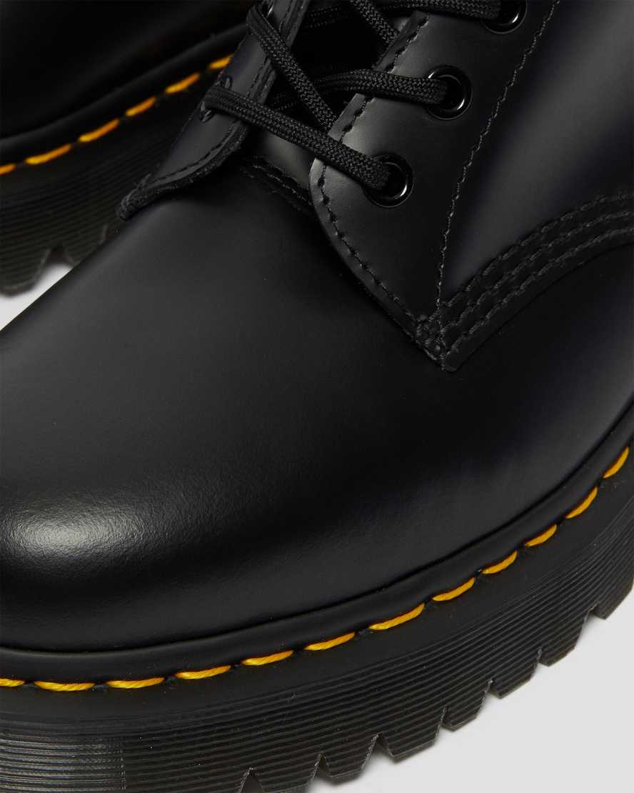 sorte dr martens 1490 bex smooth damestøvler mellem lægben