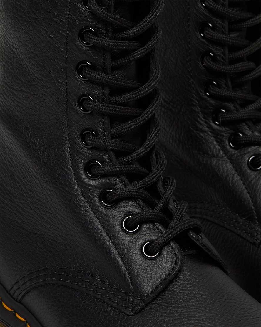 sorte dr martens 1490 virginia damestøvler mellem lægben