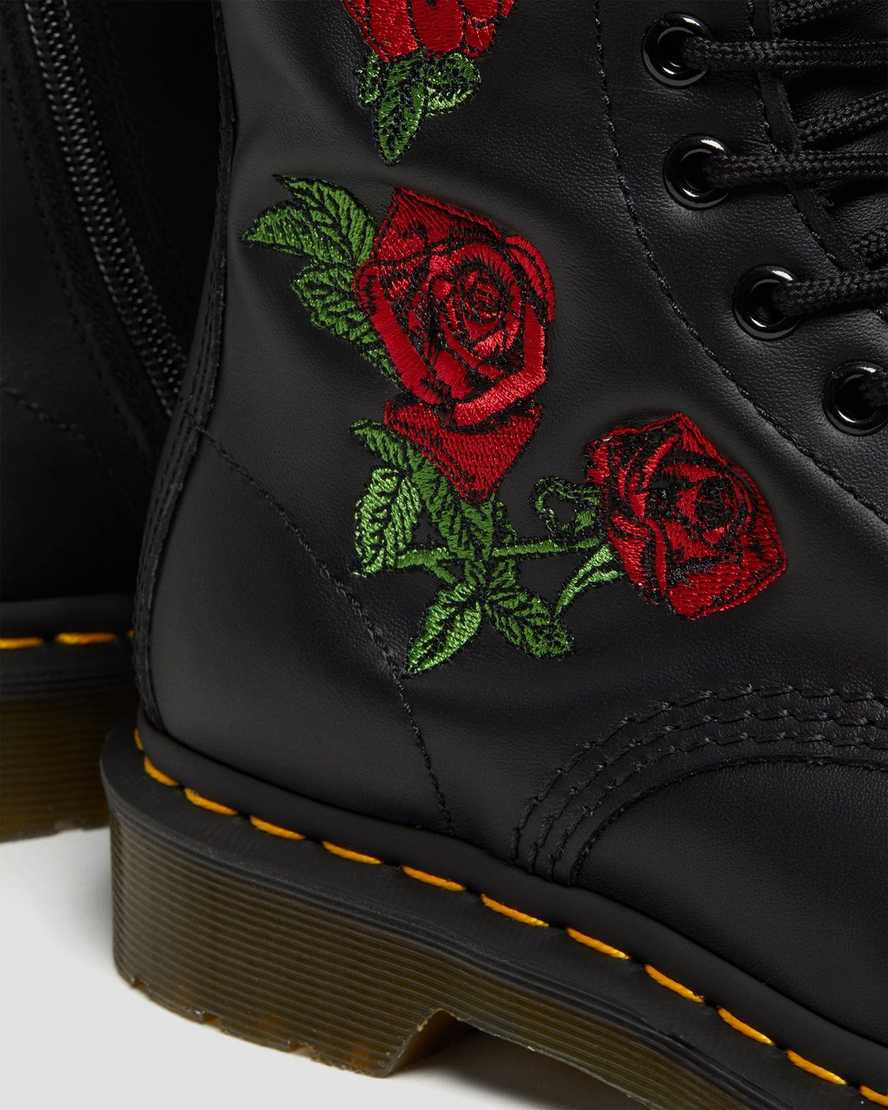 sorte dr martens 1914 vonda dame mellemhøje støvler