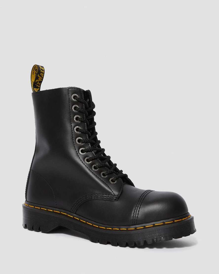 sorte dr martens 8761 bxb dame mellemlange lægstøvler