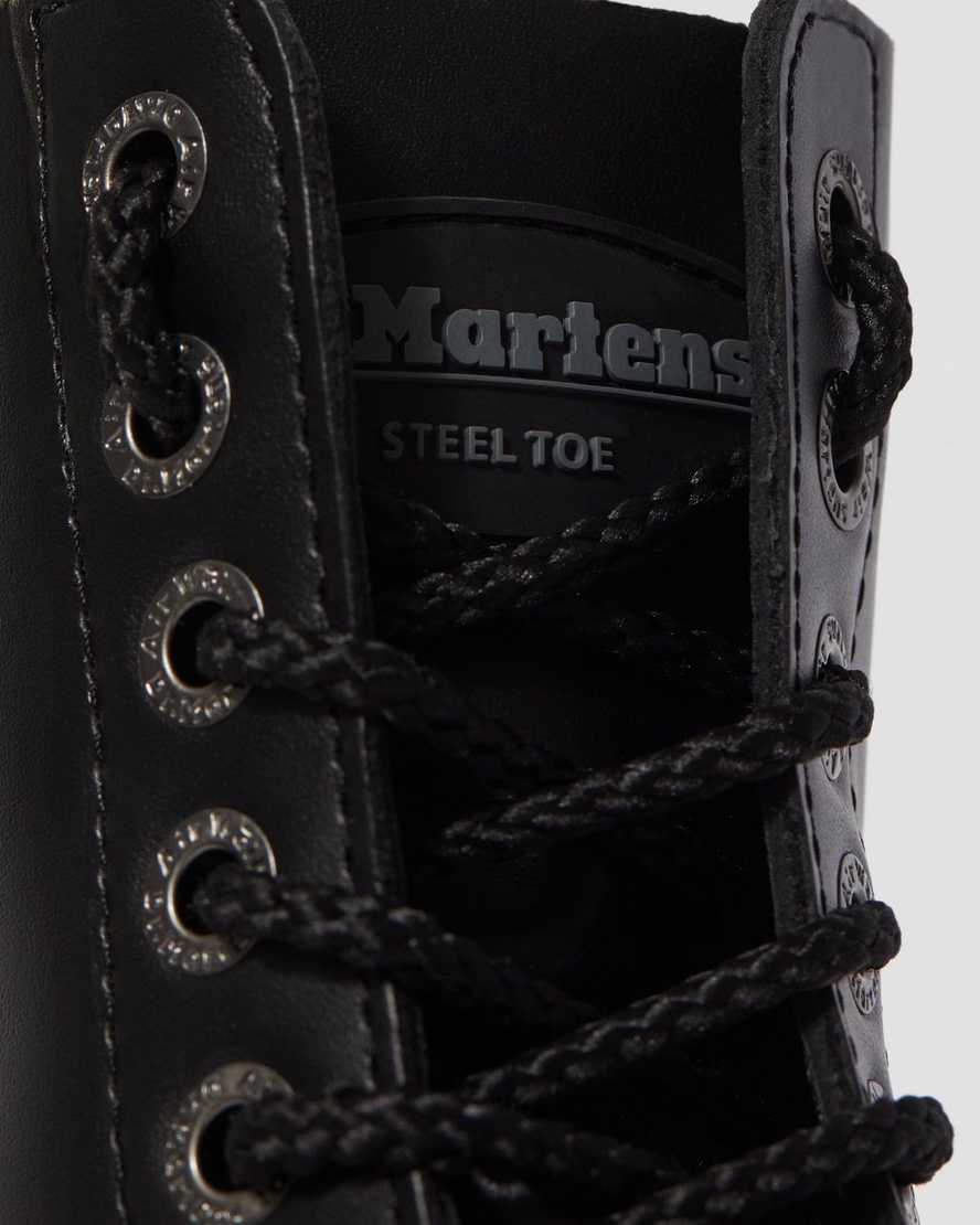sorte dr martens 8761 bxb dame mellemlange lægstøvler