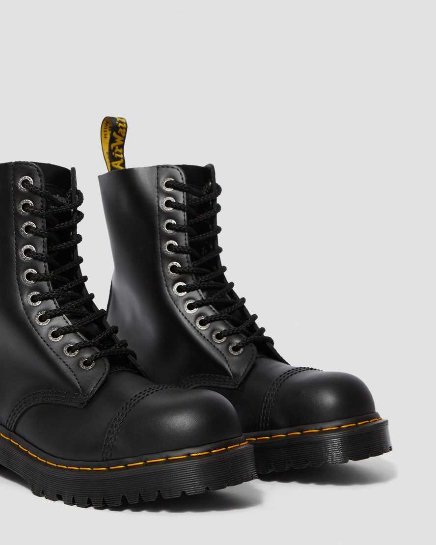 sorte dr martens 8761 bxb dame mellemlange lægstøvler