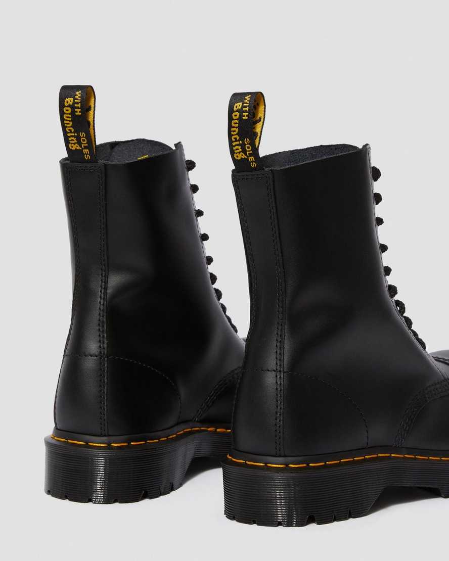 sorte dr martens 8761 bxb dame mellemlange lægstøvler
