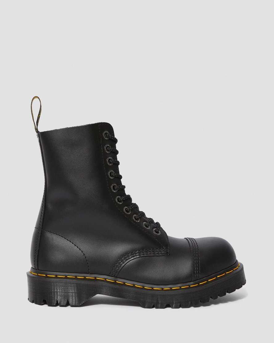 sorte dr martens 8761 bxb dame mellemlange lægstøvler