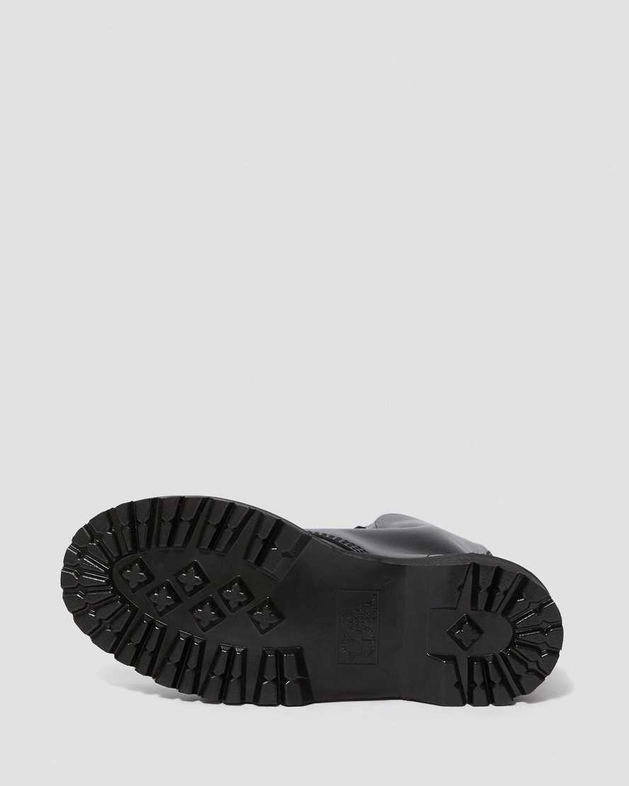sorte dr martens 8761 bxb dame mellemlange lægstøvler
