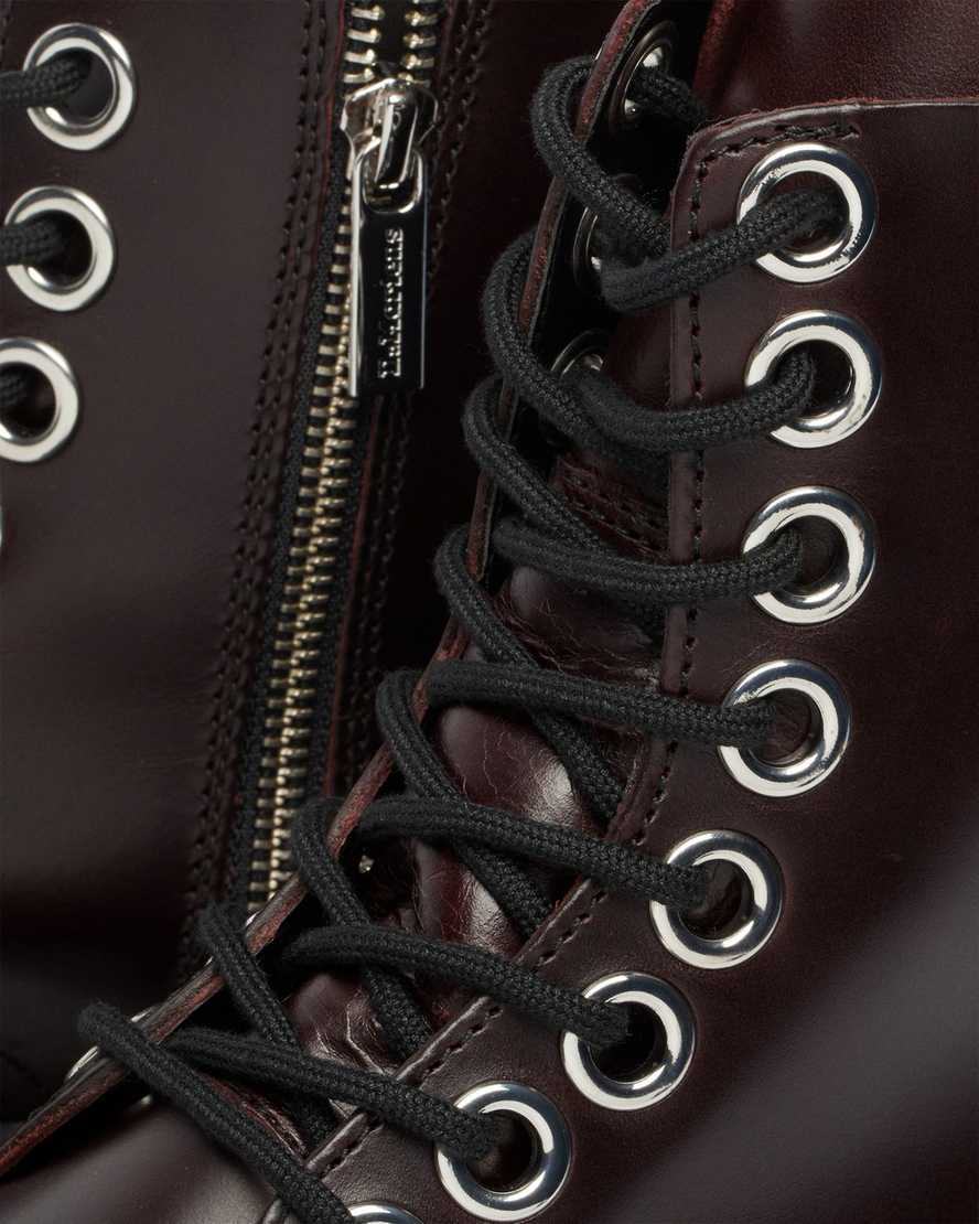 dr. martens jadon max dame plateaustøvler bordeauxrøde
