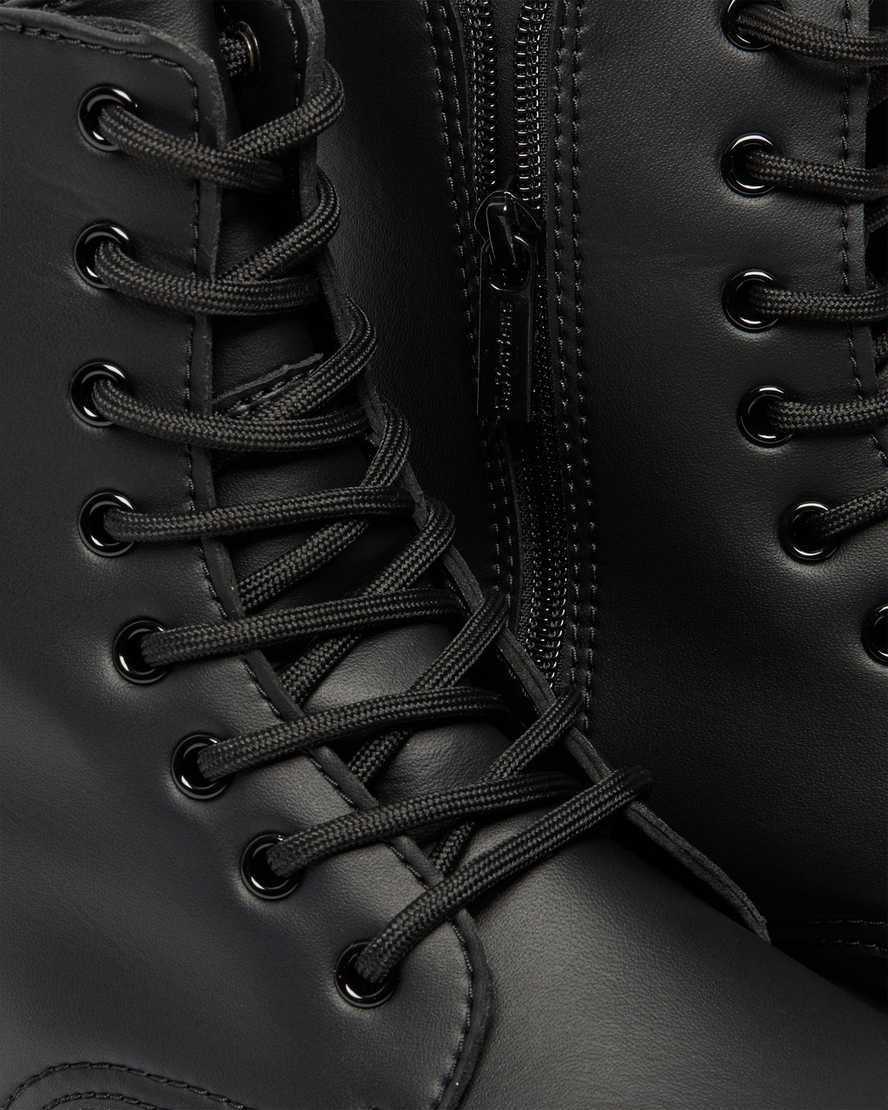 sorte dr martens jadon ii mono dame plateaustøvler