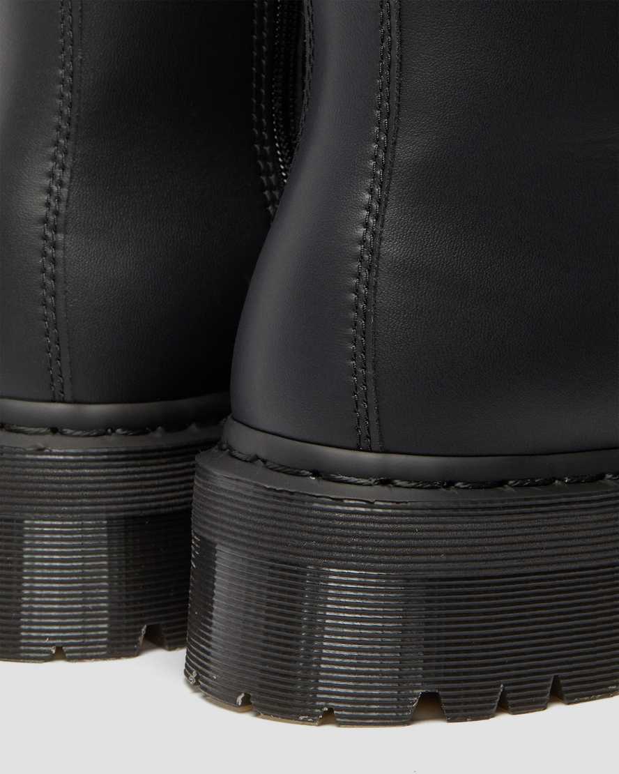 sorte dr martens jadon ii mono dame plateaustøvler