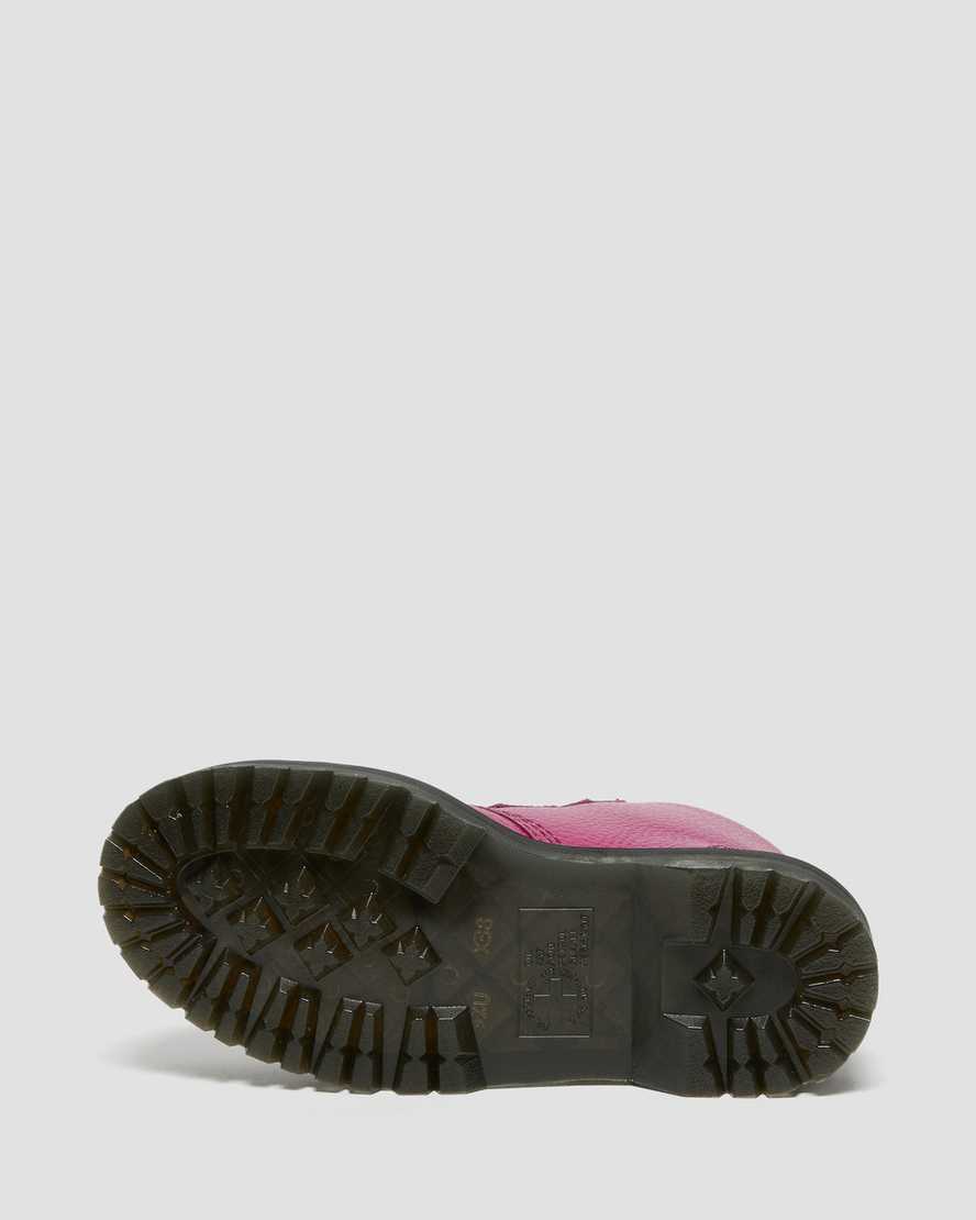 dr. martens devon heart dame plateaustøvler lyserøde