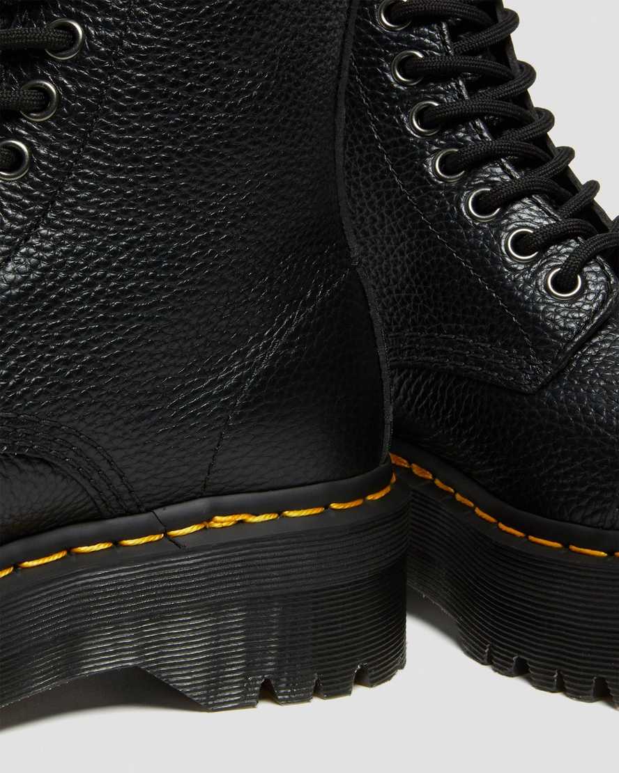 sorte dr martens sinclair dame plateaustøvler