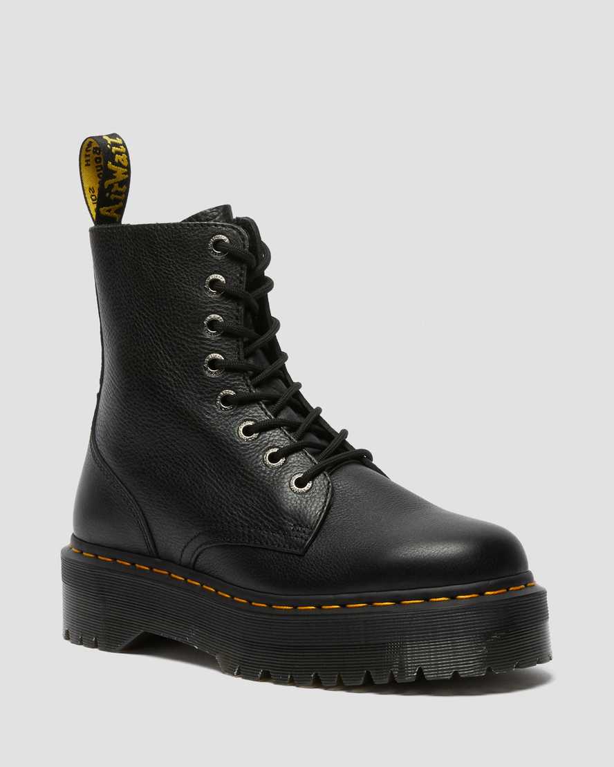 sorte dr martens jadon pisa dame plateaustøvler