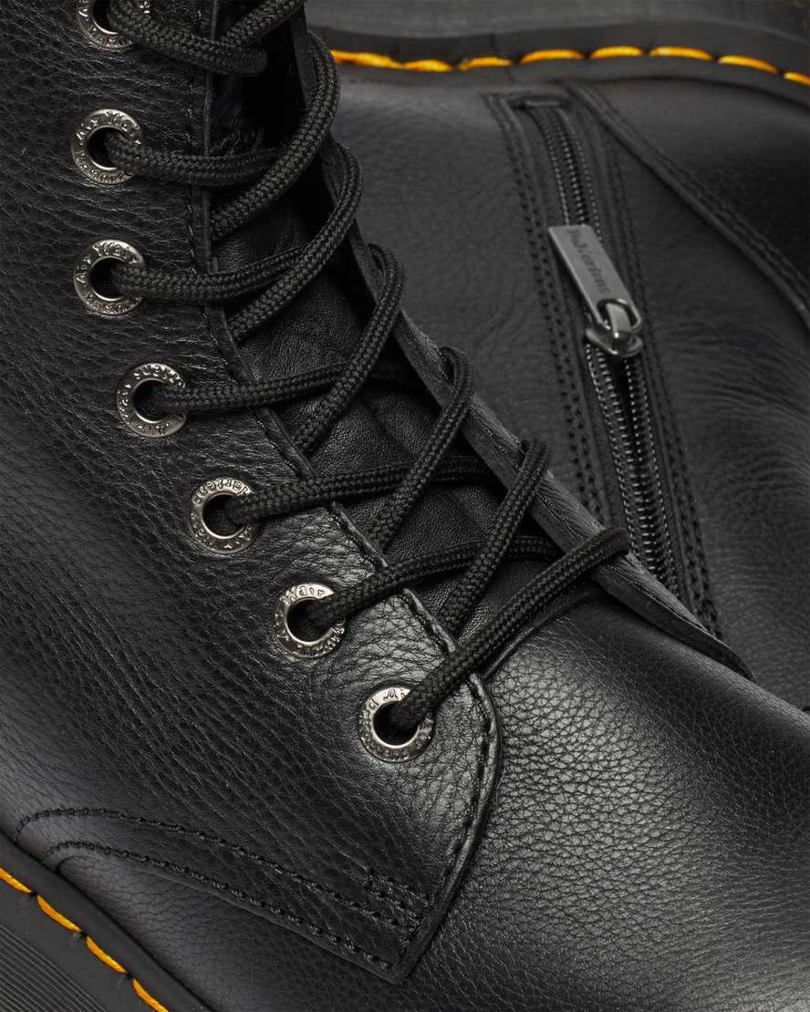 sorte dr martens jadon pisa dame plateaustøvler