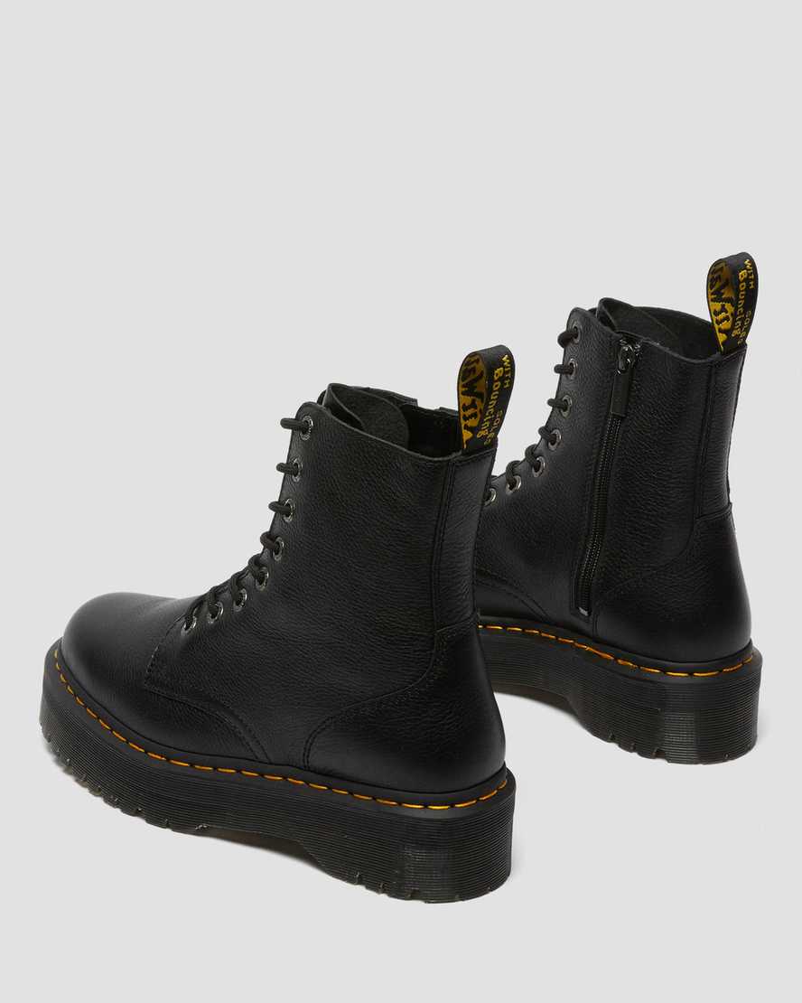 sorte dr martens jadon pisa dame plateaustøvler