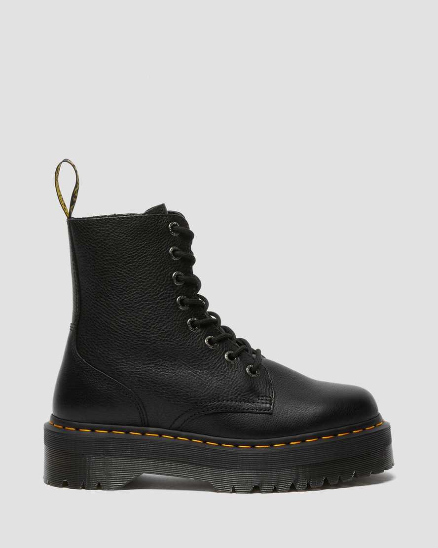 sorte dr martens jadon pisa dame plateaustøvler