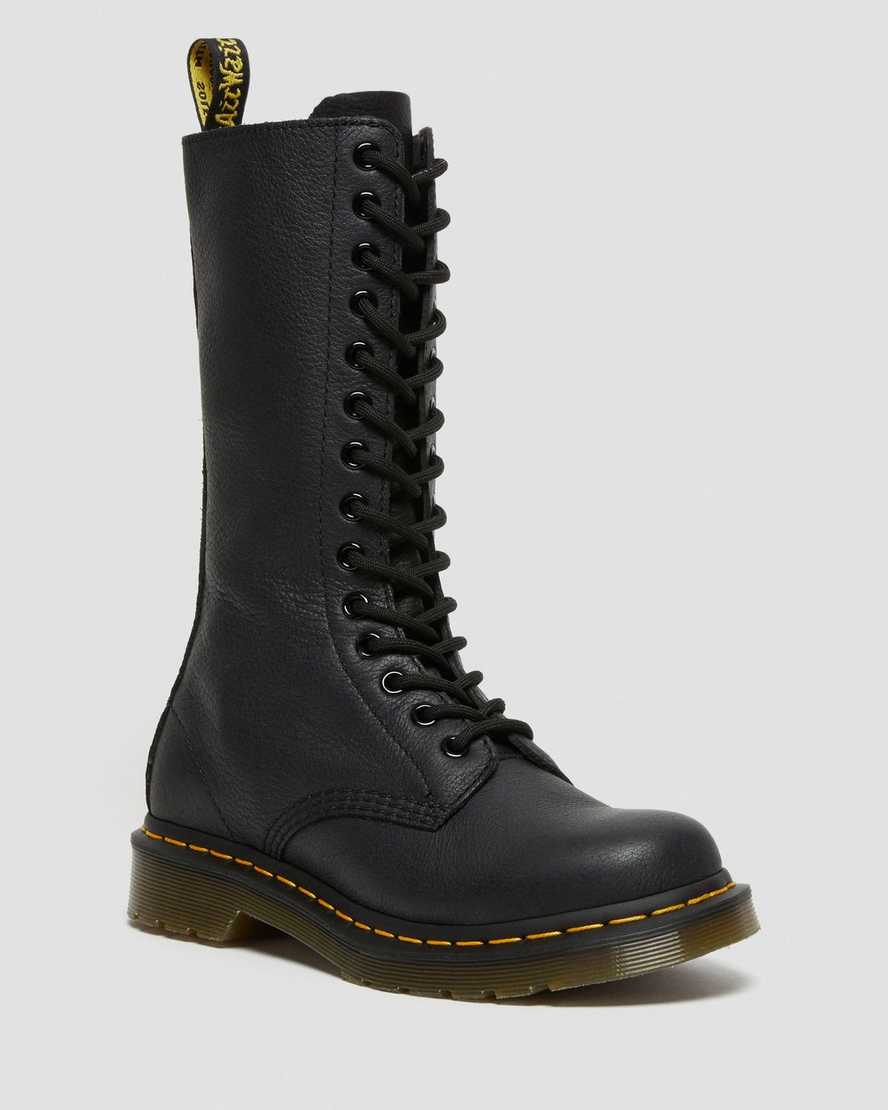 sorte dr martens 1b99 virginia dame høje støvler