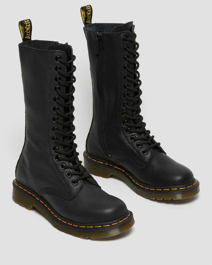 sorte dr martens 1b99 virginia dame høje støvler