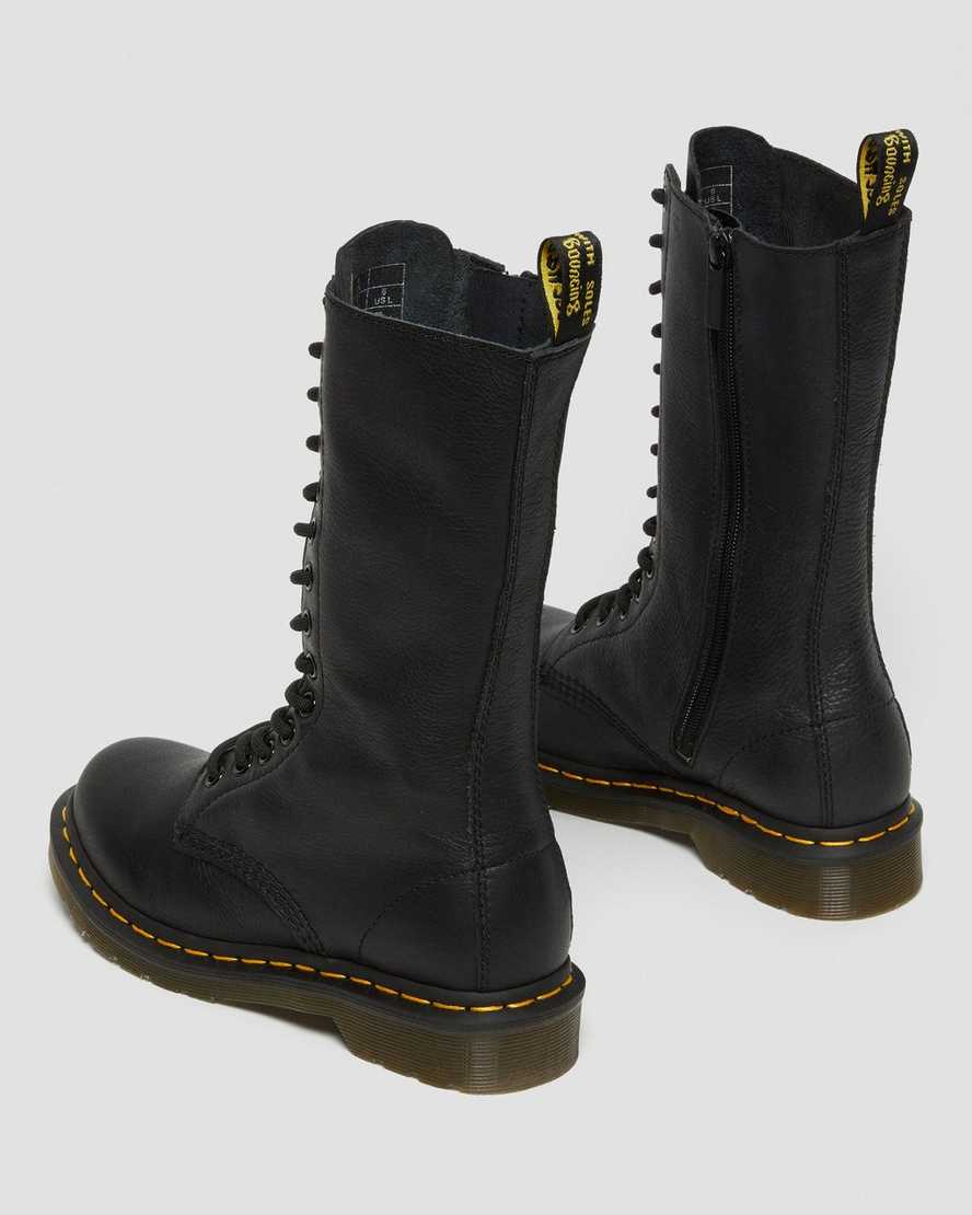 sorte dr martens 1b99 virginia dame høje støvler