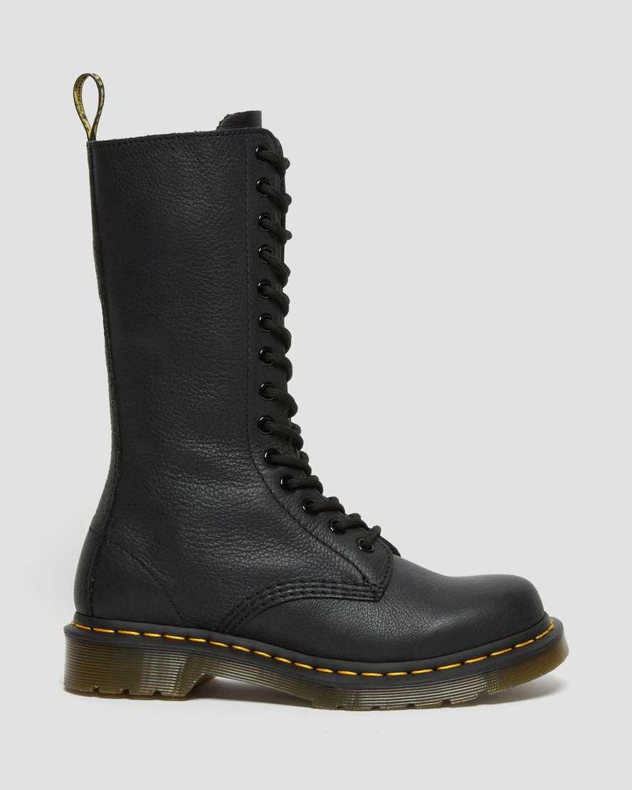 sorte dr martens 1b99 virginia dame høje støvler