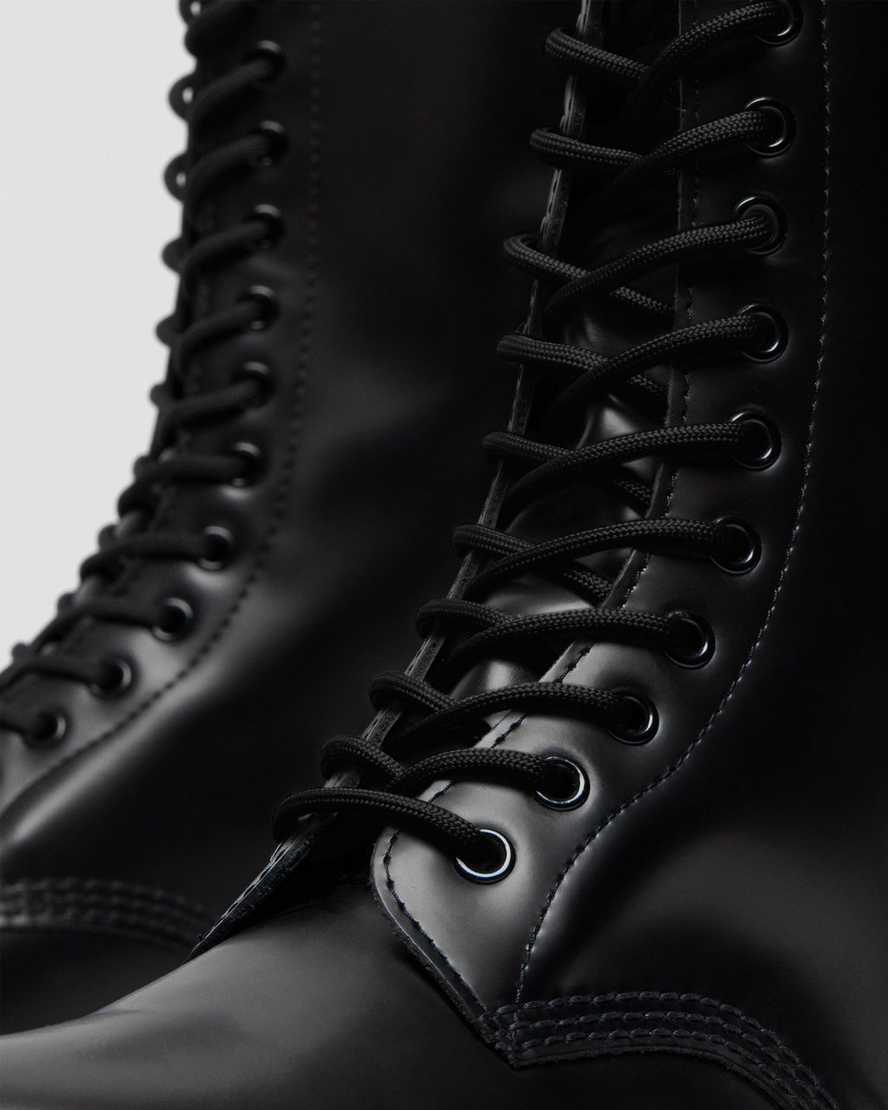sorte dr martens 1914 smooth dame høje støvler
