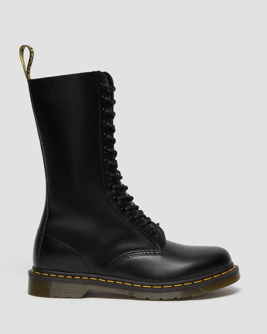 sorte dr martens 1914 smooth dame høje støvler