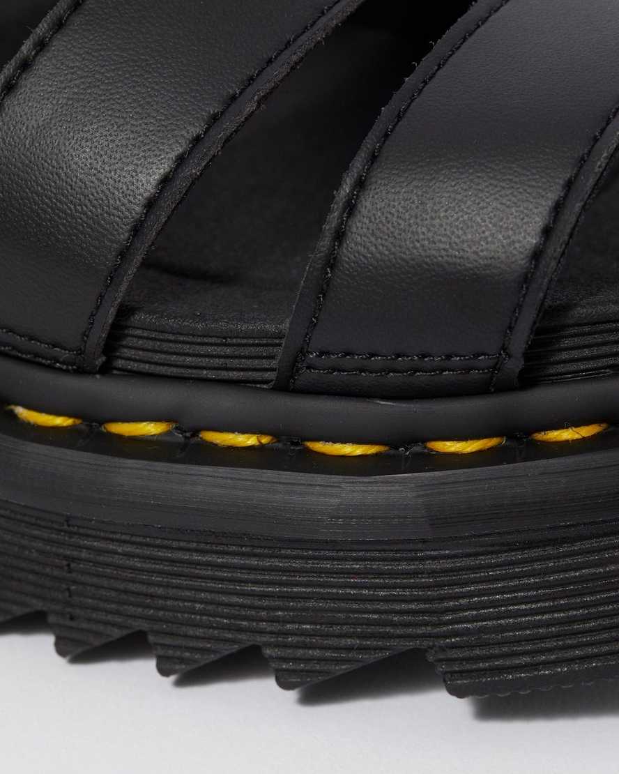 dr. martens blaire felix gladiator sandaler til kvinder i sort