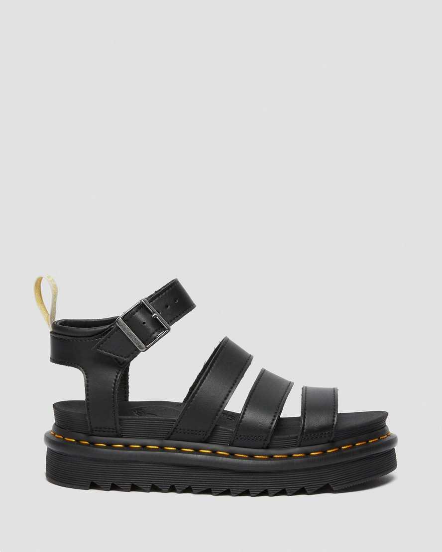 dr. martens blaire felix gladiator sandaler til kvinder i sort