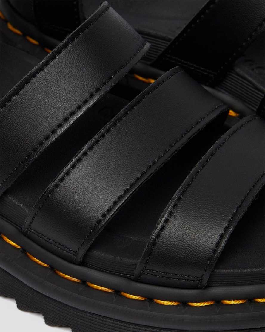 dr. martens blaire felix gladiator sandaler til kvinder i sort