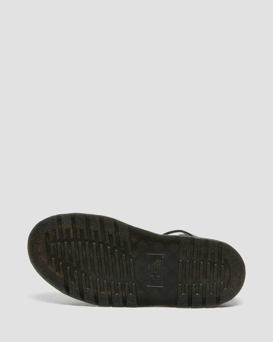 sorte dr martens gryphon gladiator sandaler til kvinder