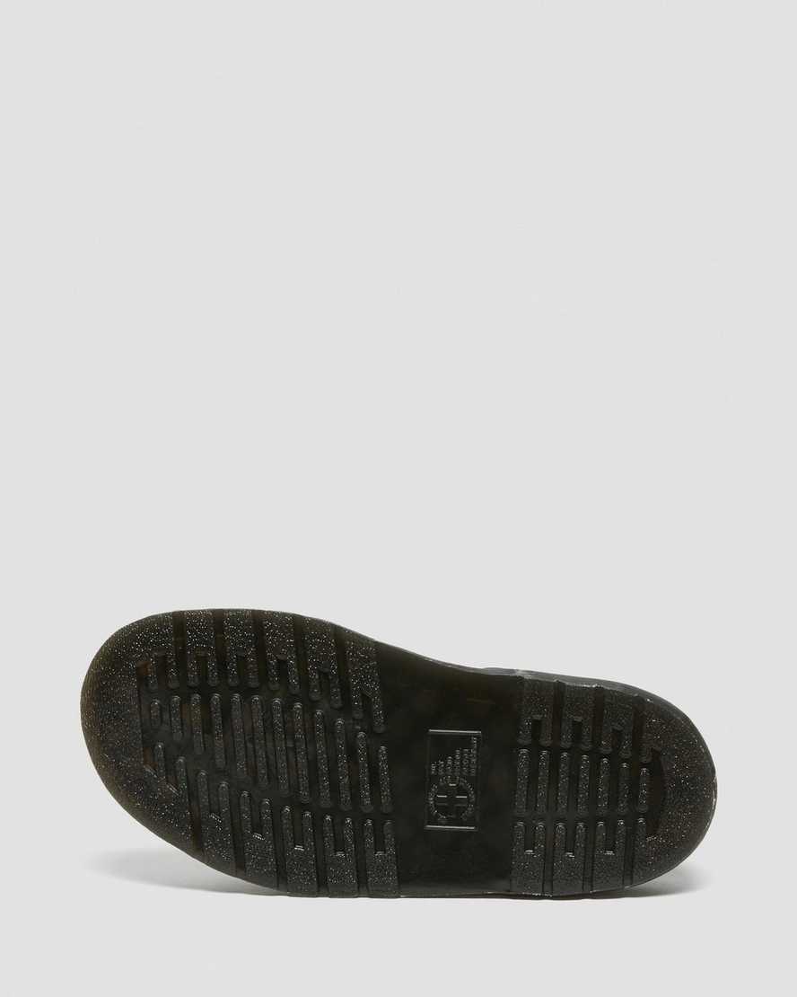 sorte dr martens gryphon platform gladiator sandaler til kvinder