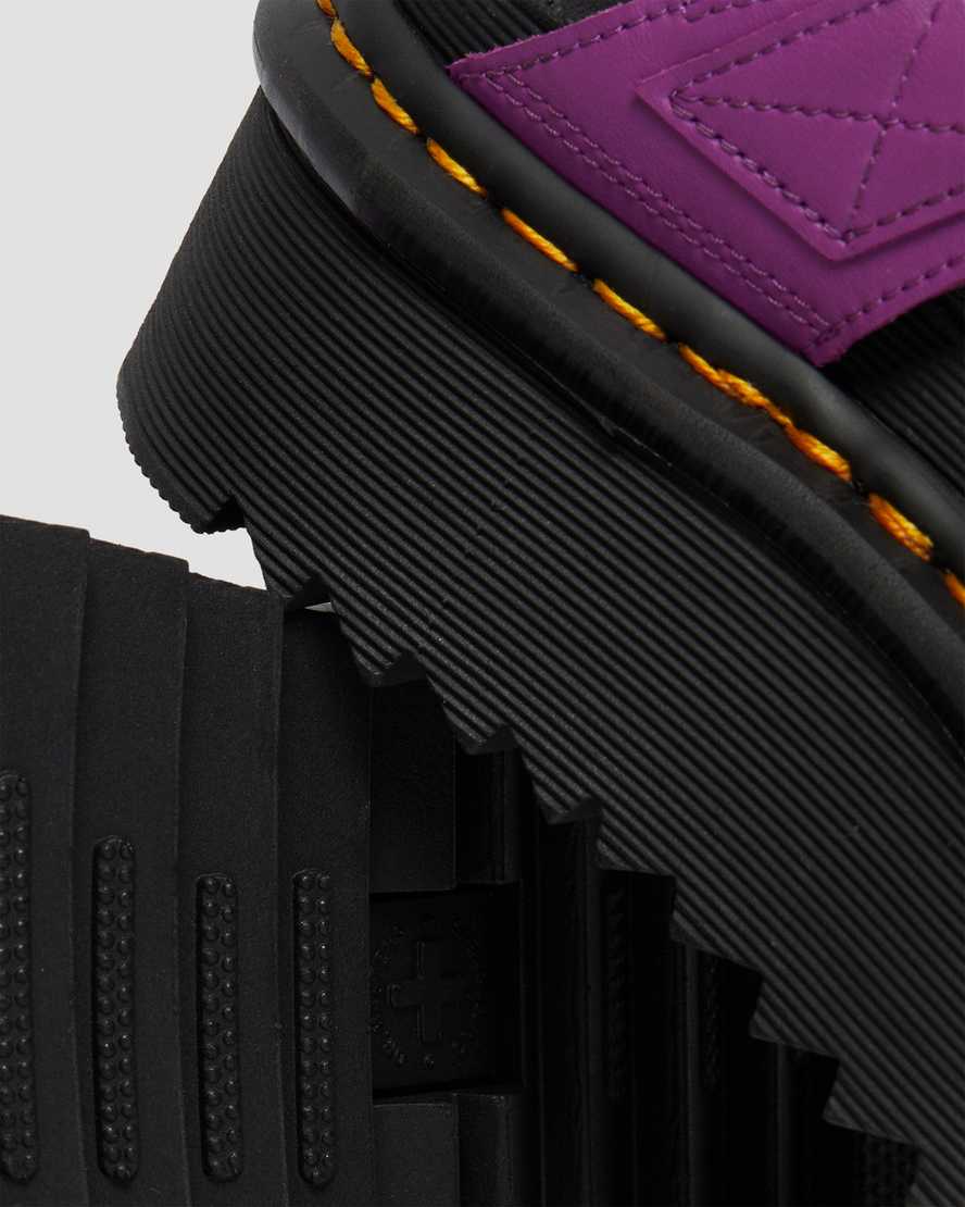 dr. martens voss strap platform sandaler til kvinder i lilla