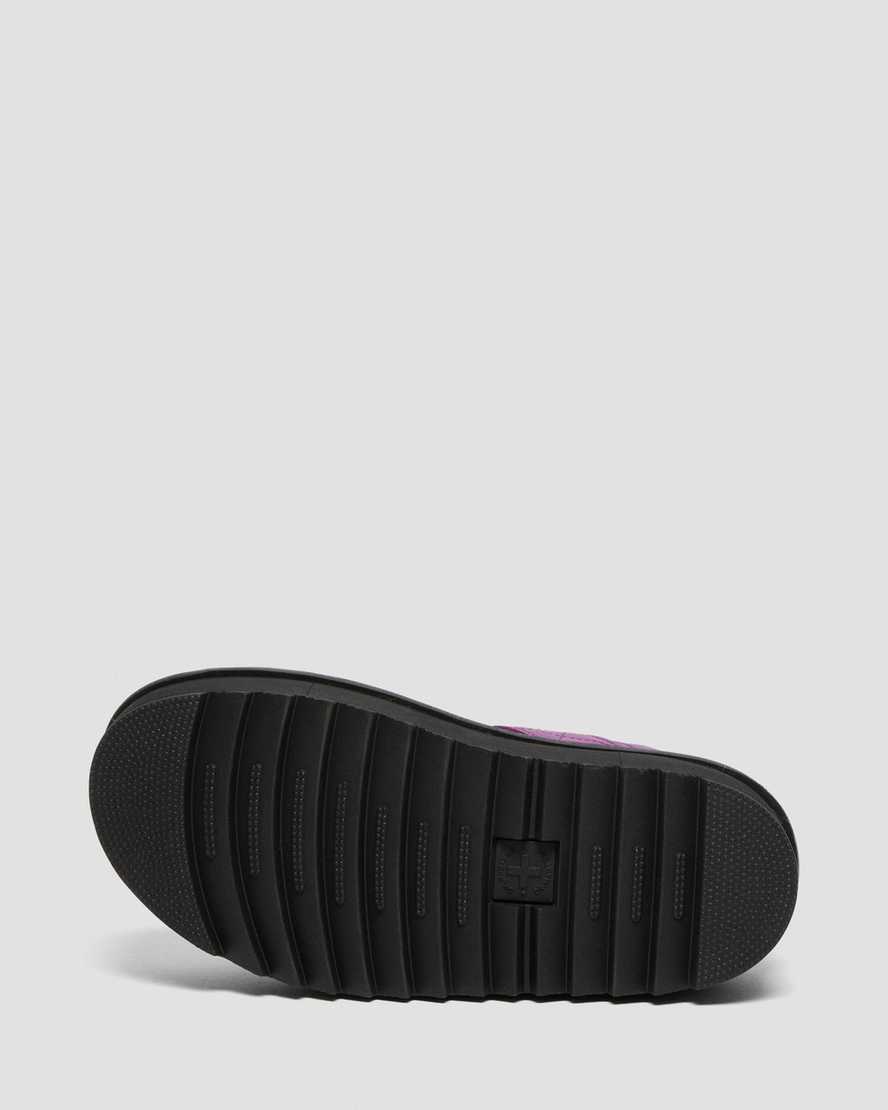 dr. martens voss strap platform sandaler til kvinder i lilla