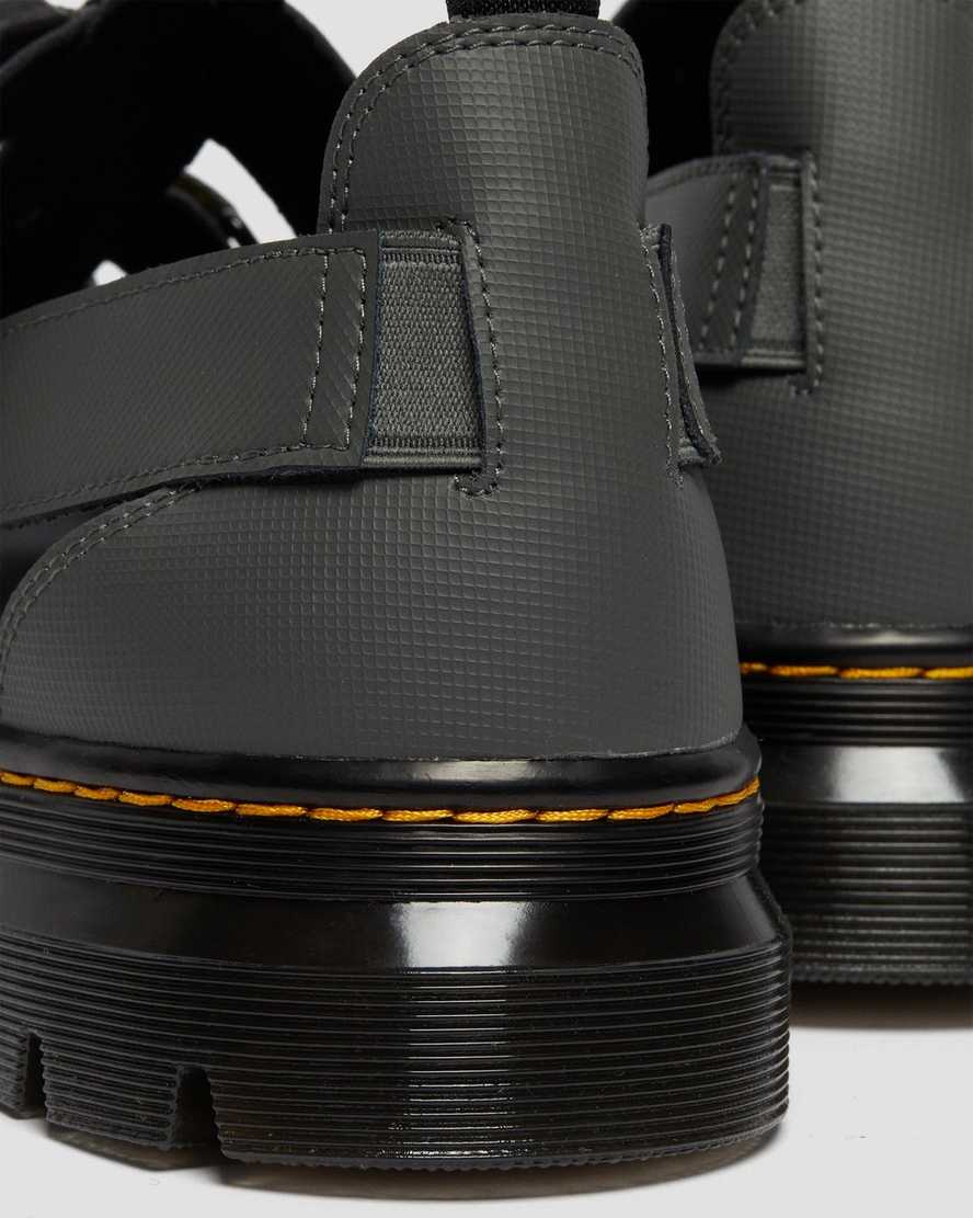 dr. martens pearson webbing sandaler til kvinder i grå