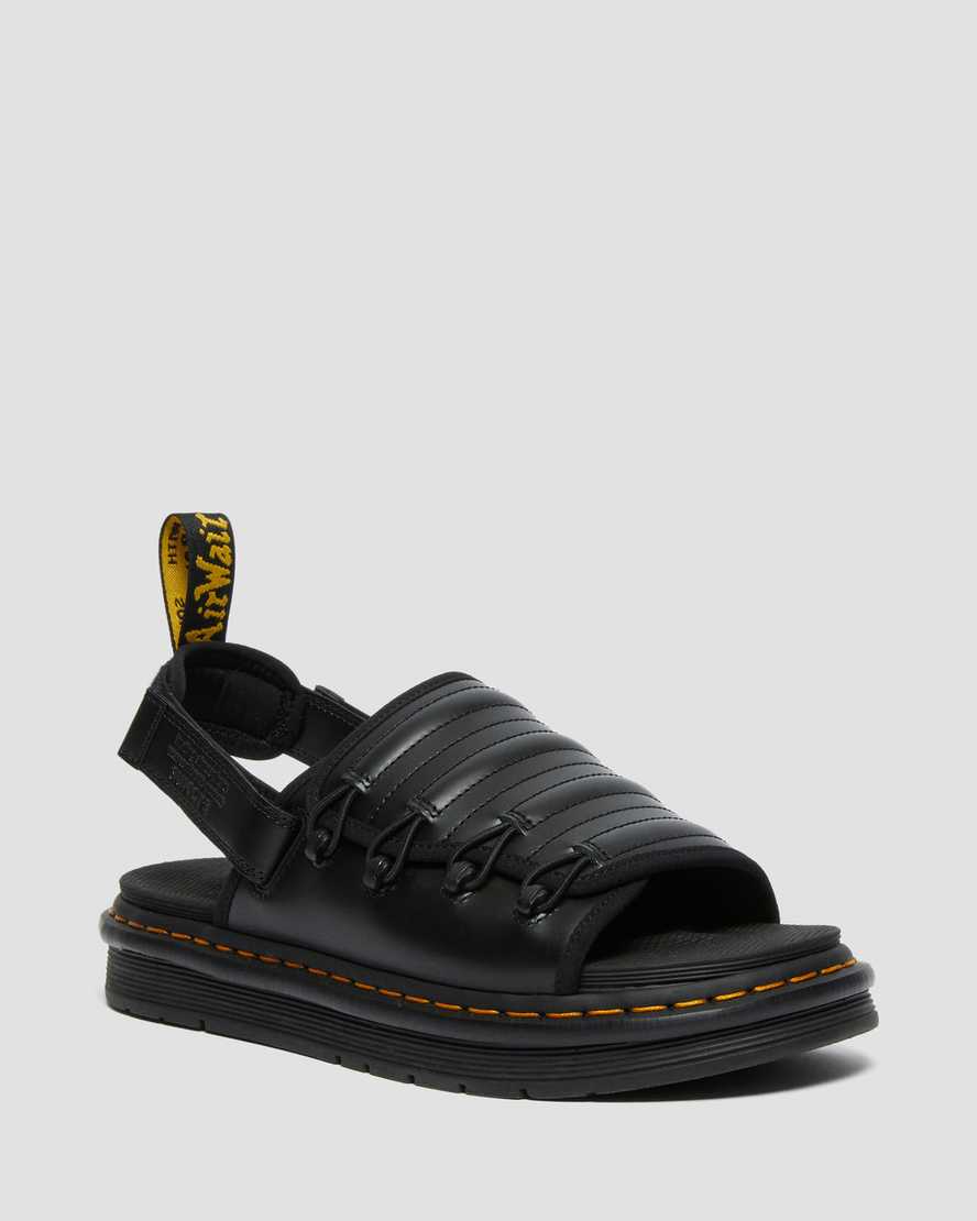 sorte dr martens mura suicoke damesandaler