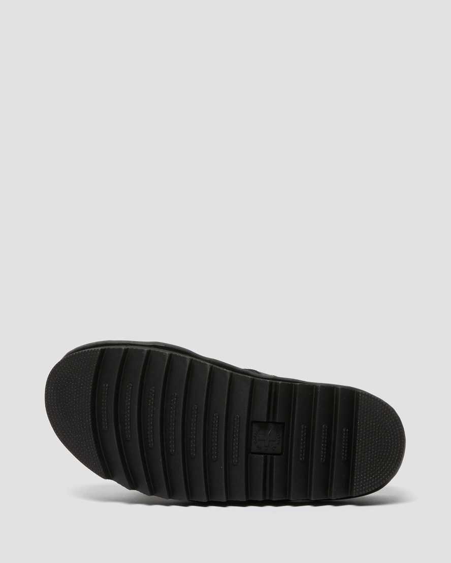 sorte dr martens blaire dame slidesandaler