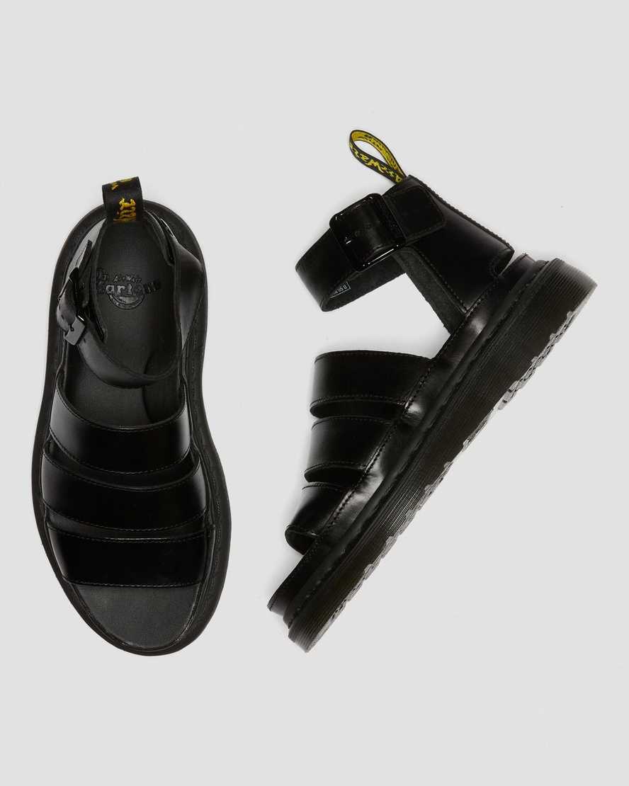 dr. martens clarissa ii sandaler med rem til damer sort
