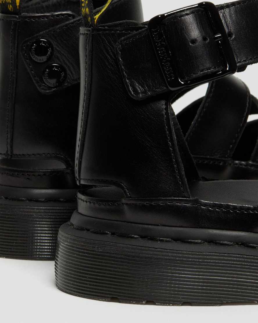 dr. martens clarissa ii sandaler med rem til damer sort