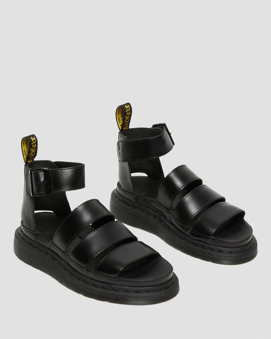 dr. martens clarissa ii sandaler med rem til damer sort