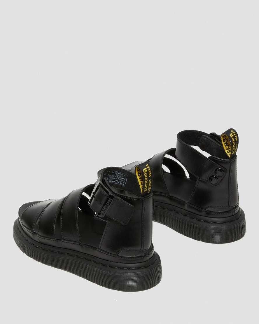 dr. martens clarissa ii sandaler med rem til damer sort