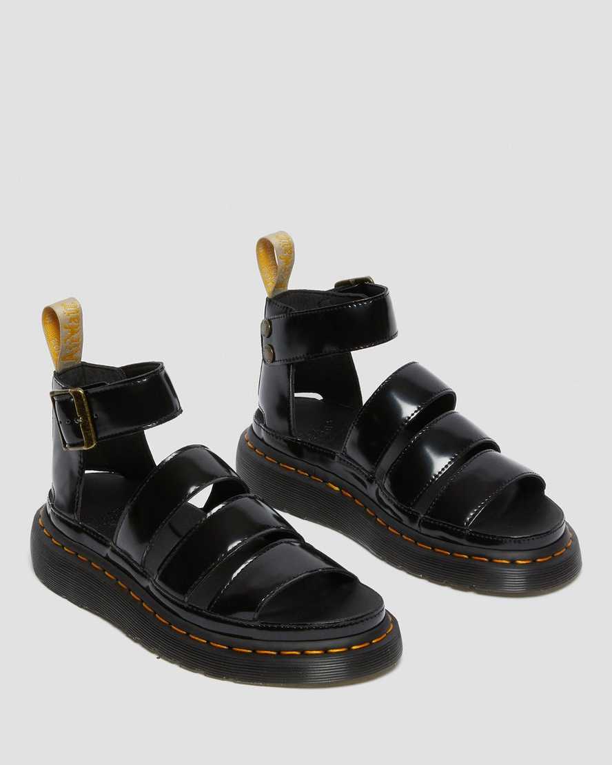 dr. martens clarissa ii sandaler med rem til damer sort
