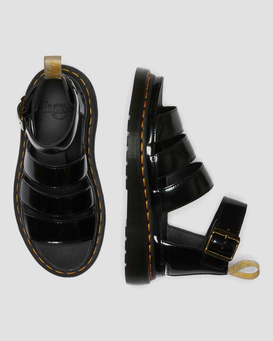 dr. martens clarissa ii sandaler med rem til damer sort