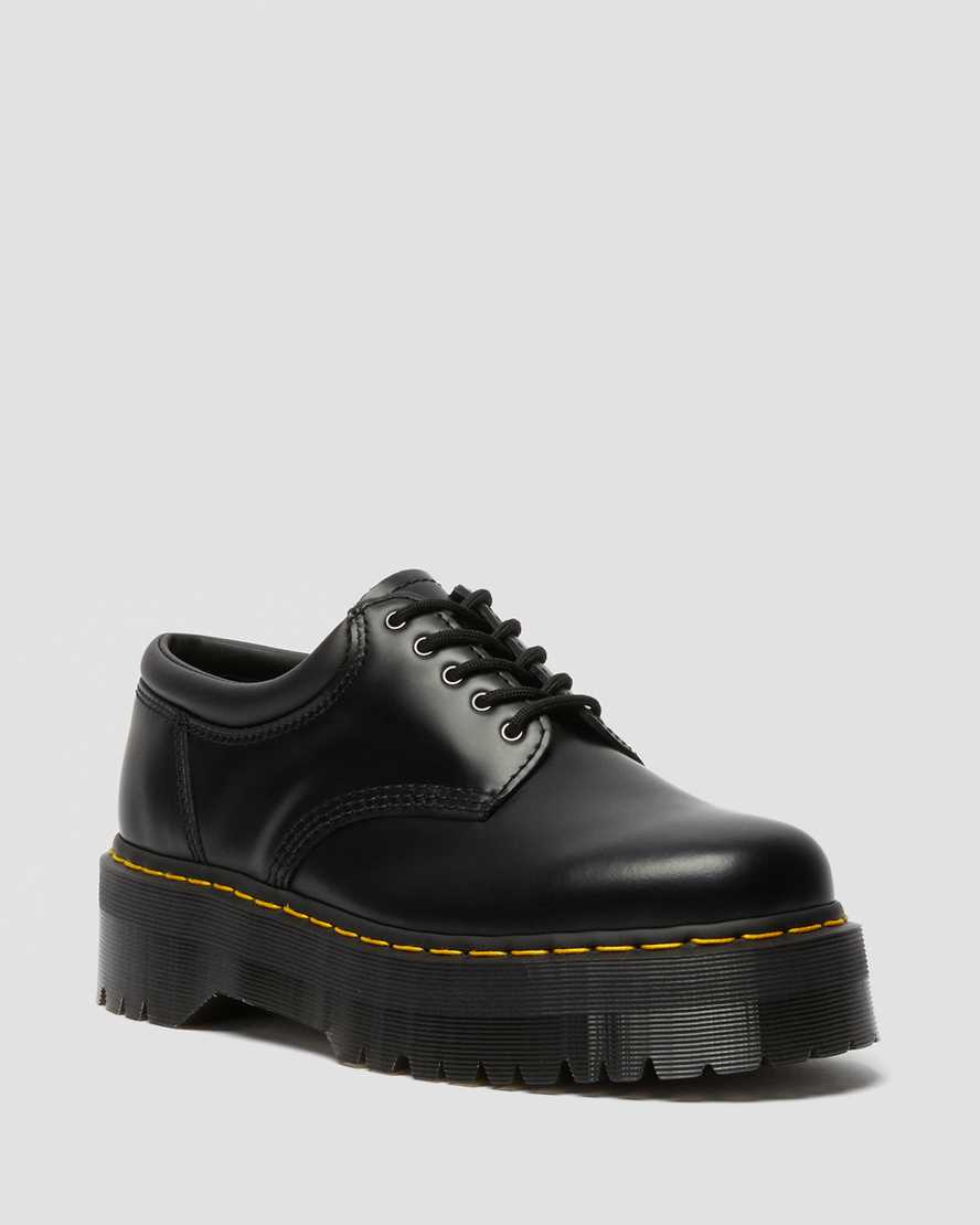 sorte dr martens 8053 platform dame casual sko