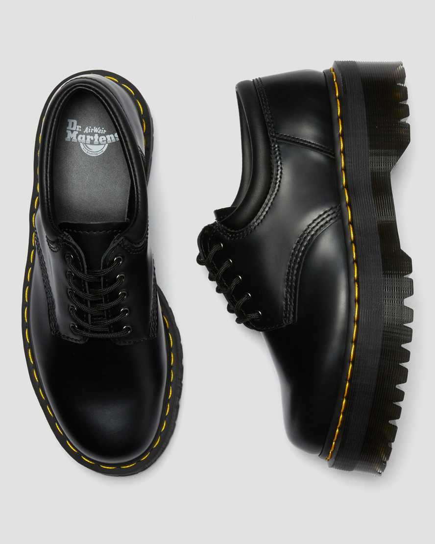 sorte dr martens 8053 platform dame casual sko